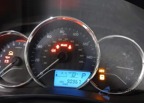 2016 Toyota Corolla Le из США, поврежденный, VIN 2T1BURHE8GC610035